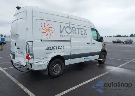 2022 Mercedes-Benz Sprinter 2500 Standard Roof I4 Diesel z USA, uszkodzony, nr VIN W1Y4DBHY6NT085262